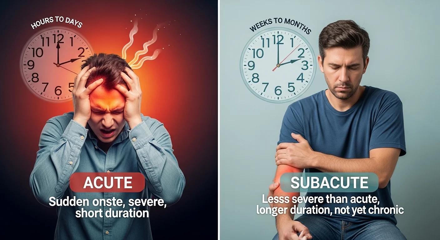 Acute vs Subacute