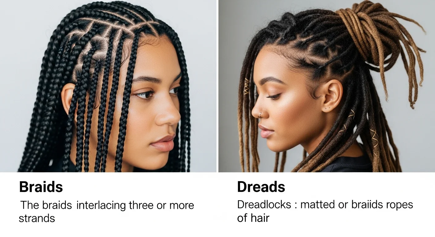 Braids vs Dreads