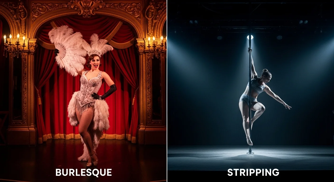 Difference Between Burlesque and Stripping