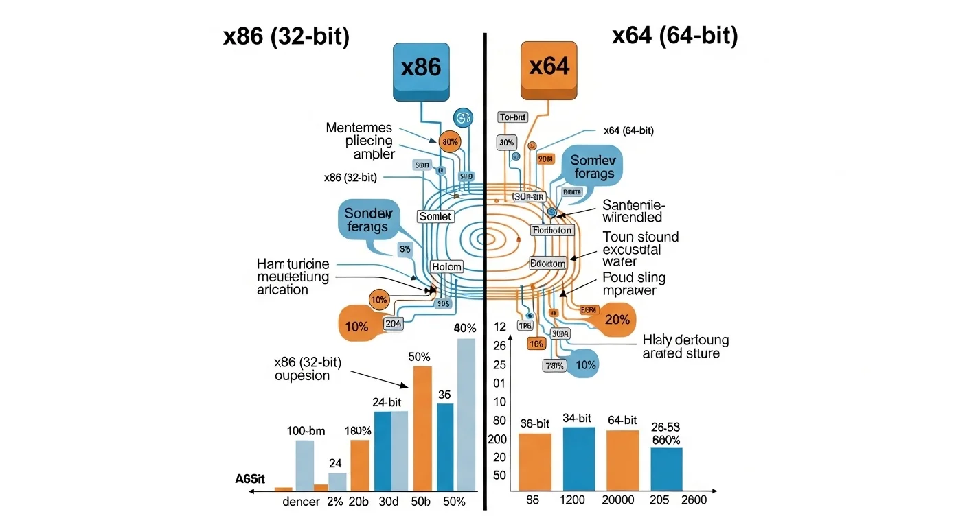 Difference Between x86 and x64 
