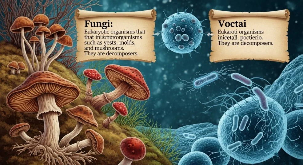 Fungi vs Bacteria