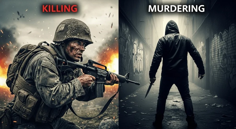 Killing vs Murdering
