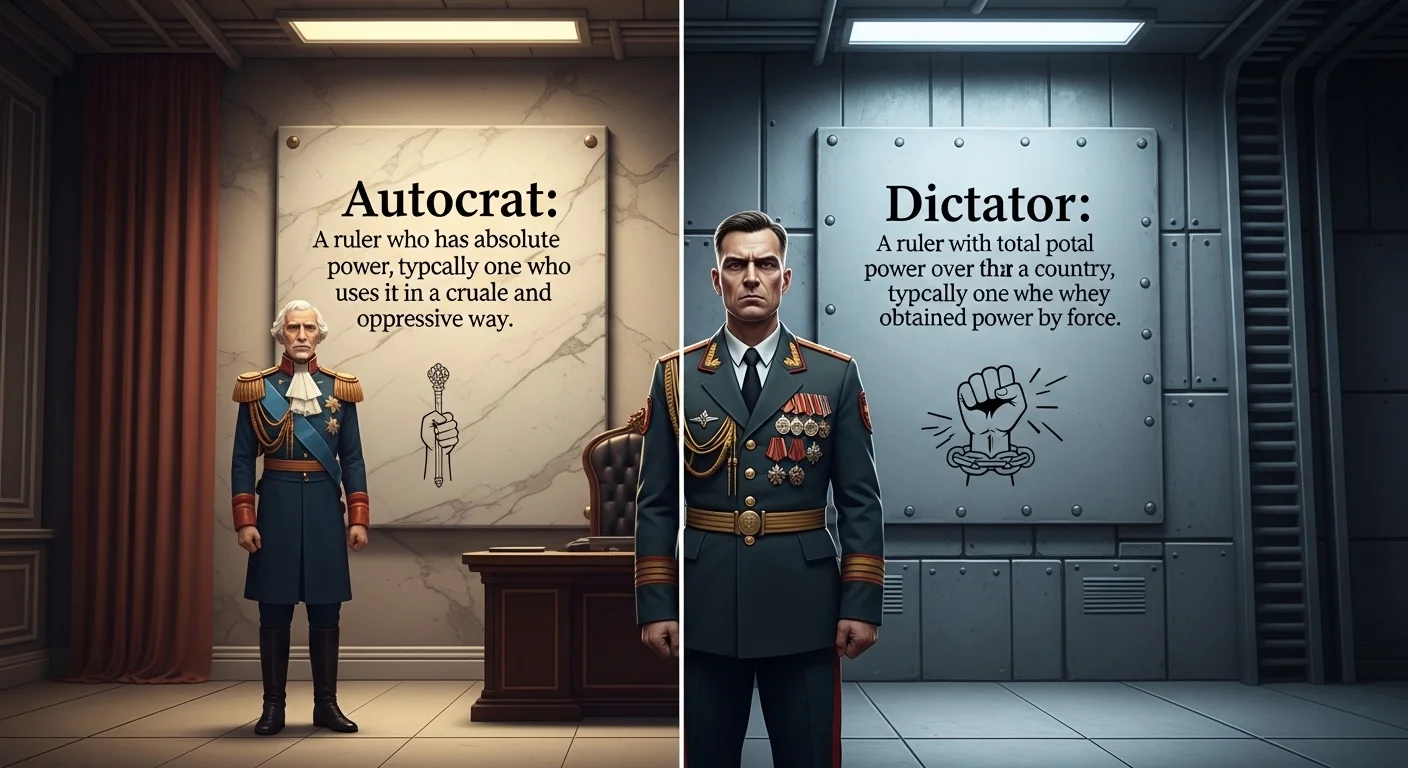10 Differences Between Autocrat and Dictator