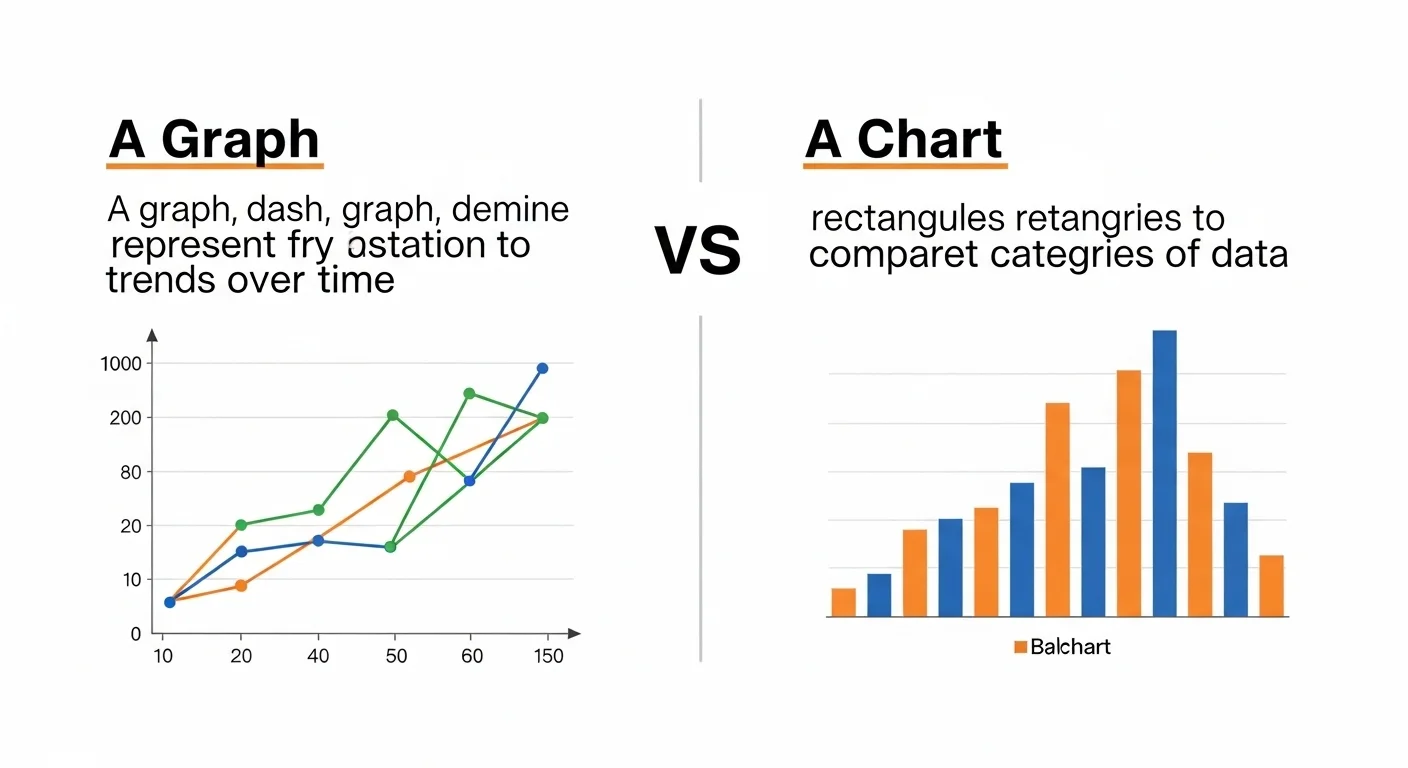 Differences Between Graph and Chart