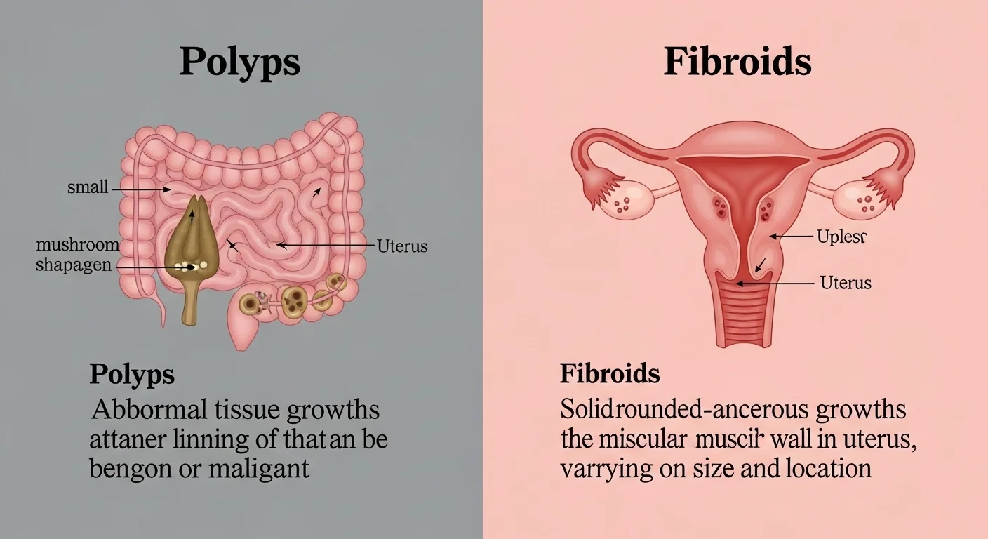 Differences Between Polyps and Fibroids