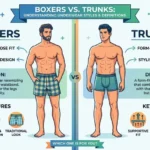 Difference Between Boxers and Trunks