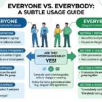 Difference Between Everyone and Everybody