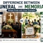 Difference Between Funeral and Memorial