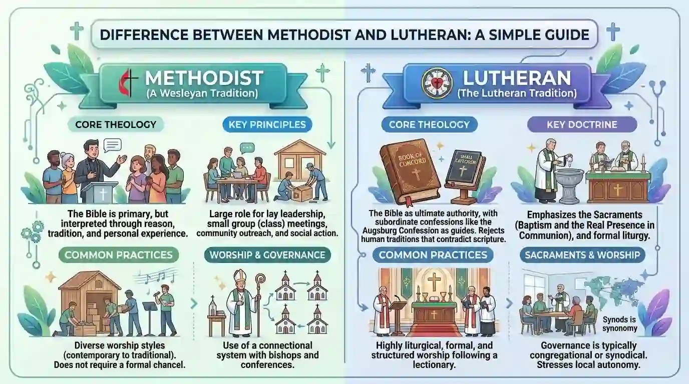 Difference Between Methodist and Lutheran