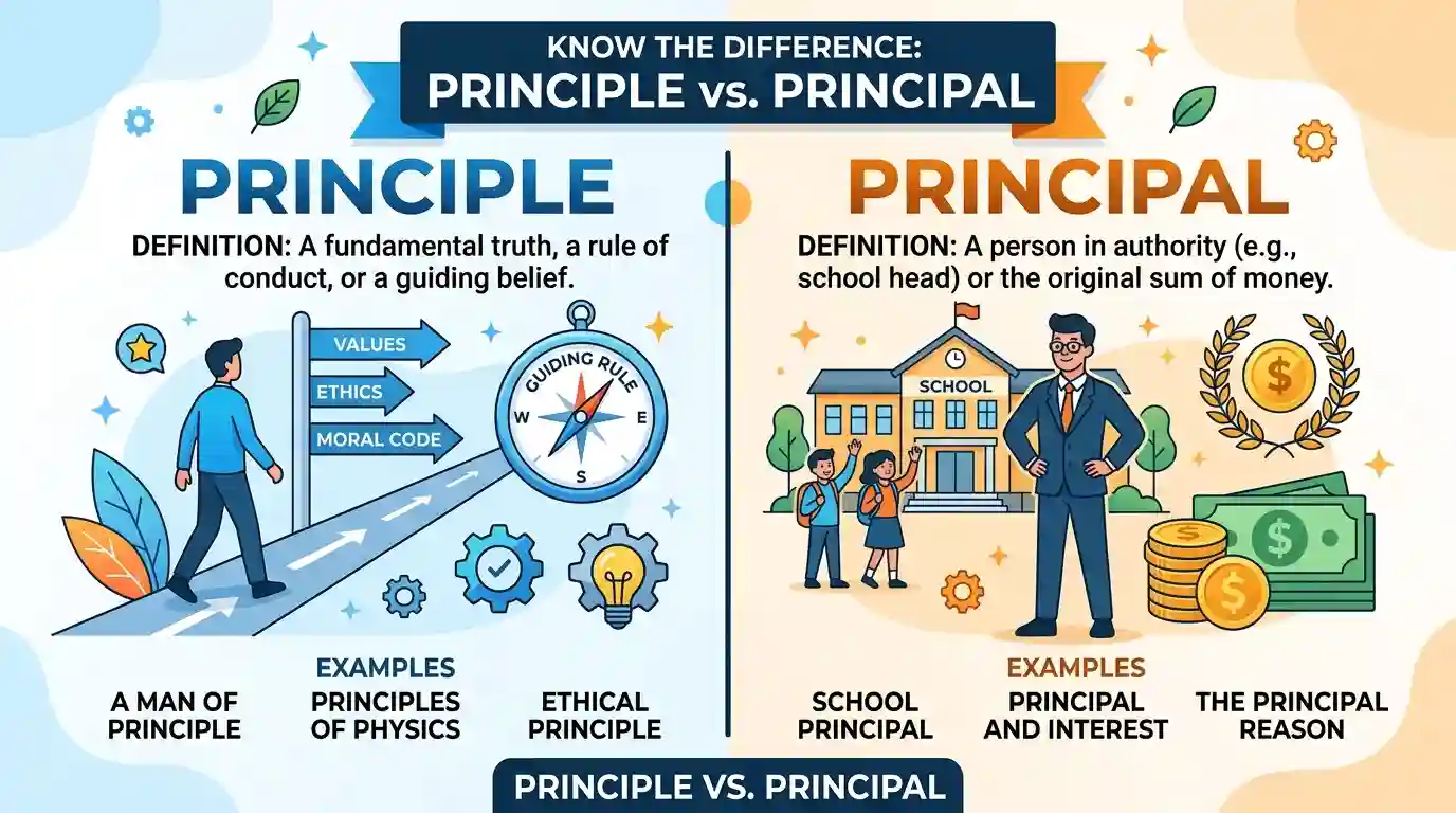 Difference Between Principle and Principal
