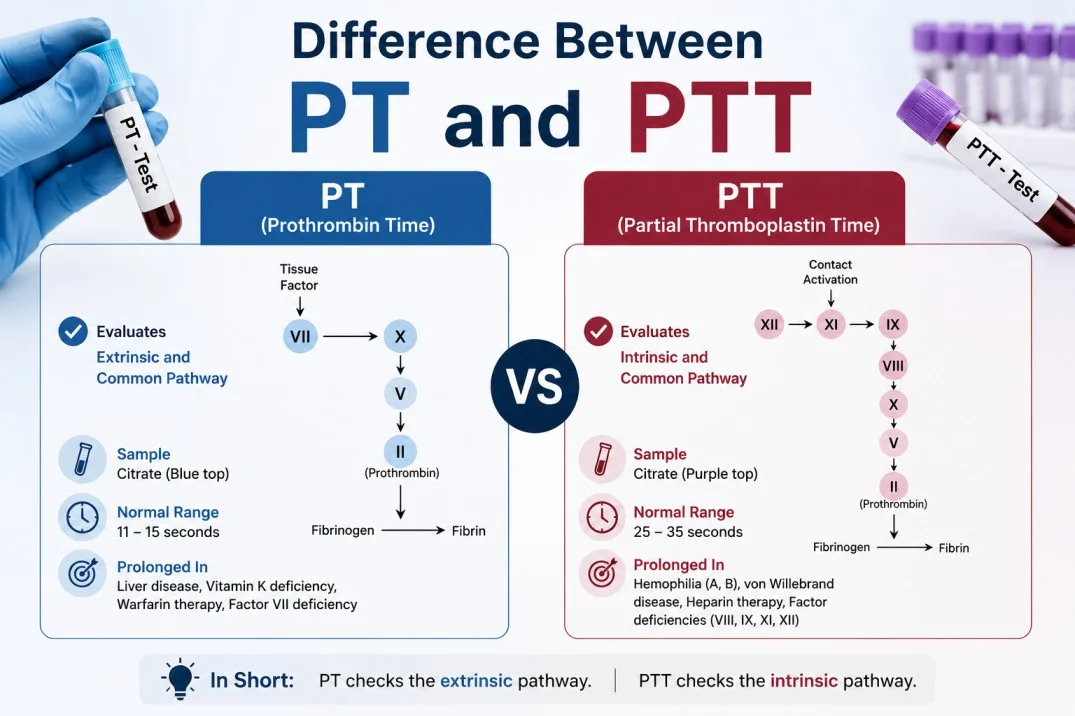 Difference Between PT and PTT