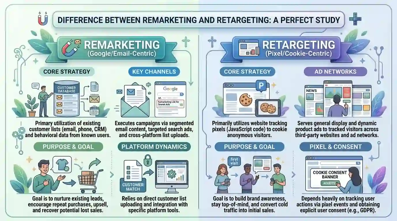 Difference Between Remarketing and Retargeting