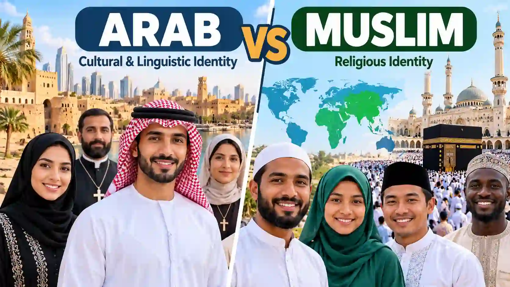 Difference Between Arab and Muslim