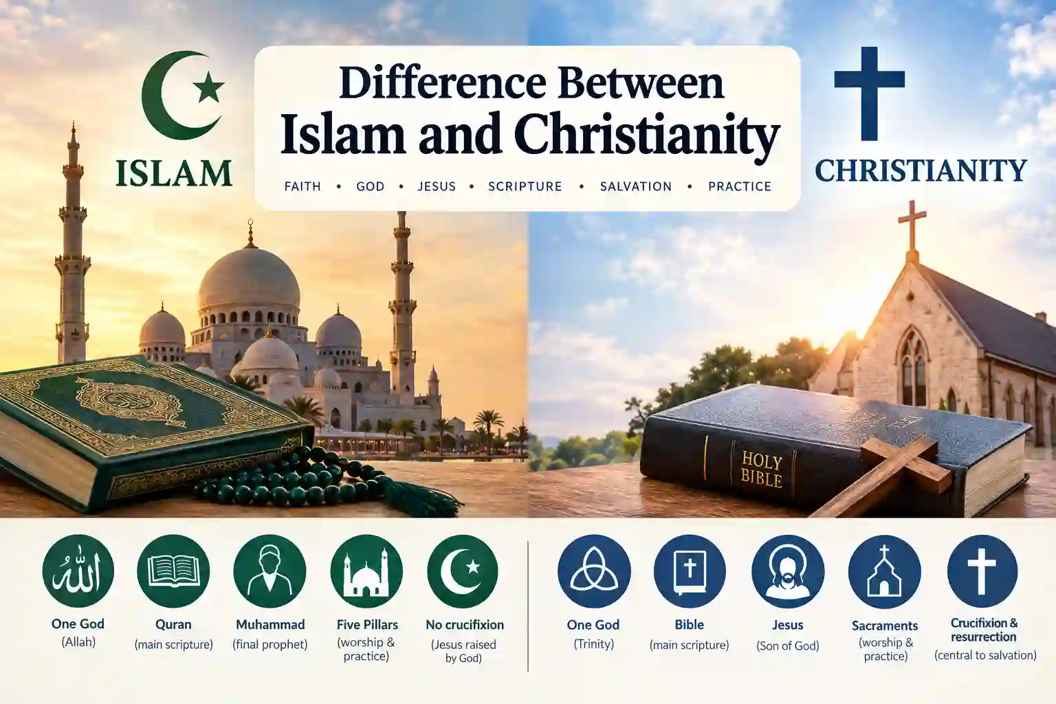 Difference Between Islam and Christianity