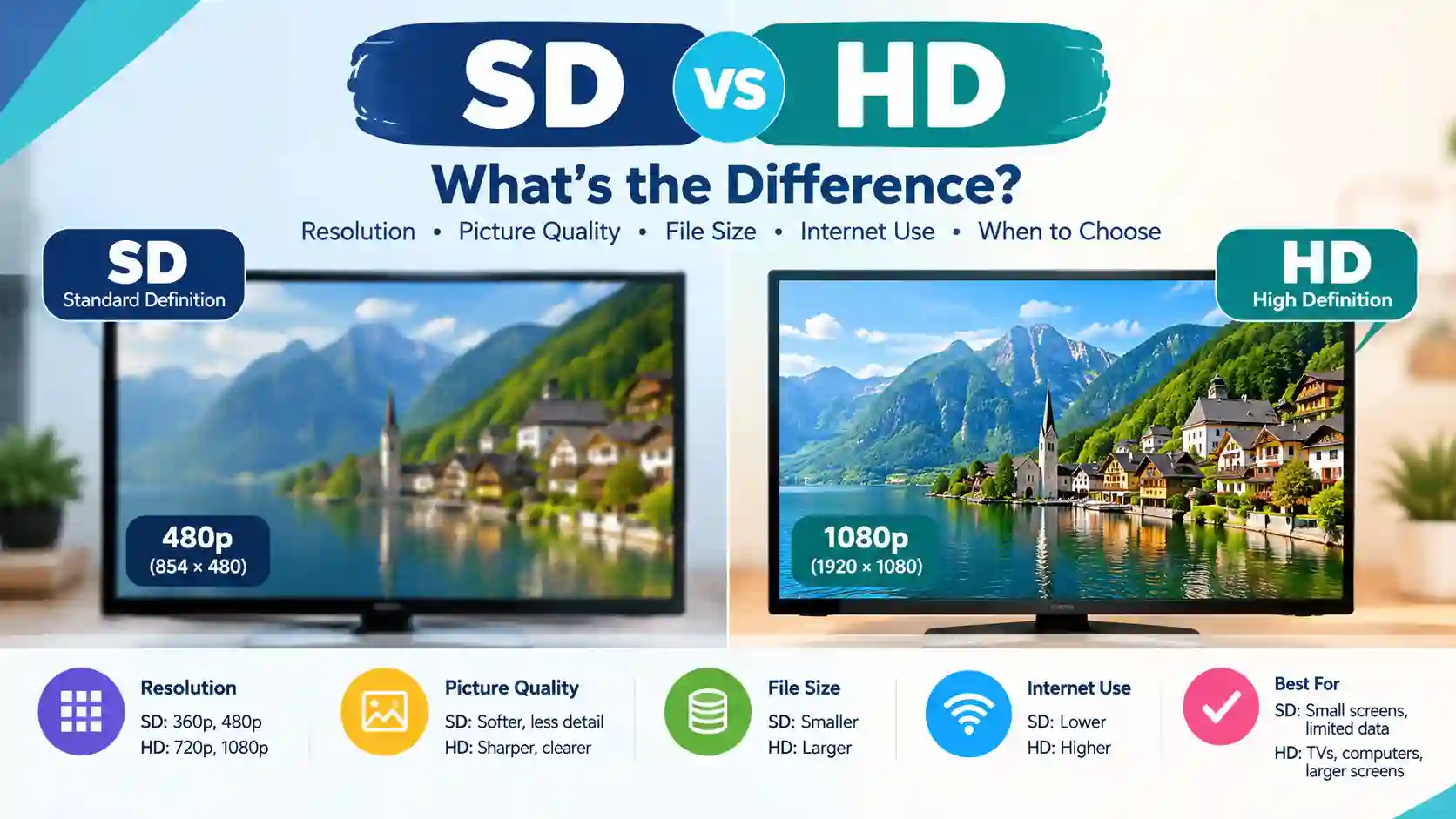 Difference Between SD and HD
